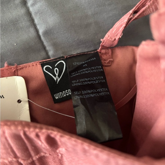 Windsor Mauve Pink Lace-Up Corset - Picture 3 of 5